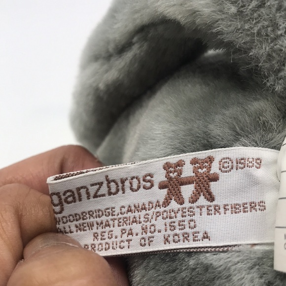 VTG Ganz Pizzazz 1988 Tender Tear Drops Bear Plush Stuffed Animal - Picture 7 of 10